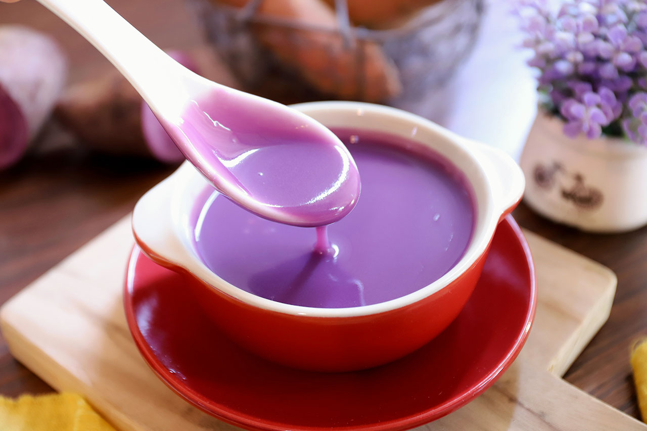 紫薯米糊怎么做_紫薯米糊的做法_海之韵美食记_豆果美食
